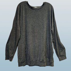 LALALA Gray Lightweight Sweatshirt